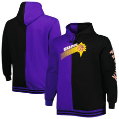 Mitchell & Ness - Phoenix Suns Big & Tall Hardwood Classics Split Pullover Hoodie - Purple/Black