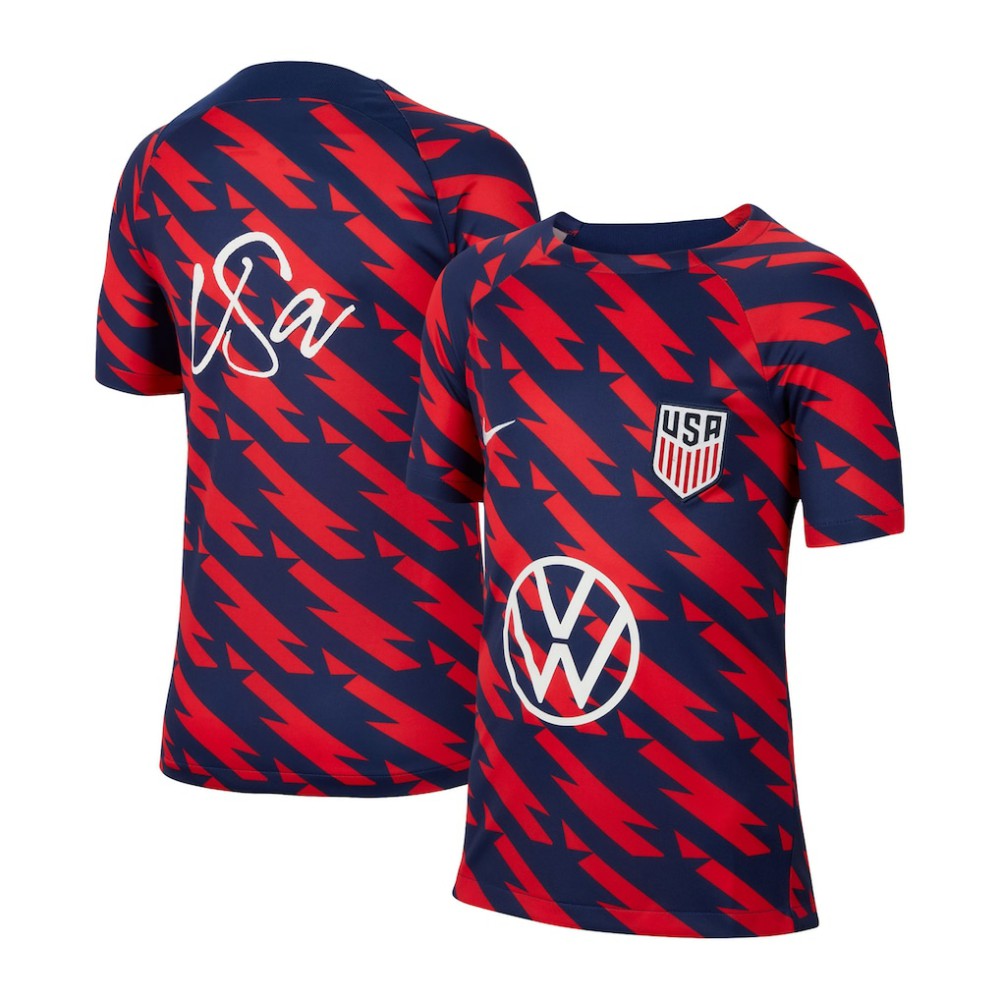 Nike USMNT Youth 2023/24 Academy Pro Performance Pre-Match Top - Red
