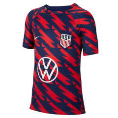 Nike USMNT Youth 2023/24 Academy Pro Performance Pre-Match Top - Red