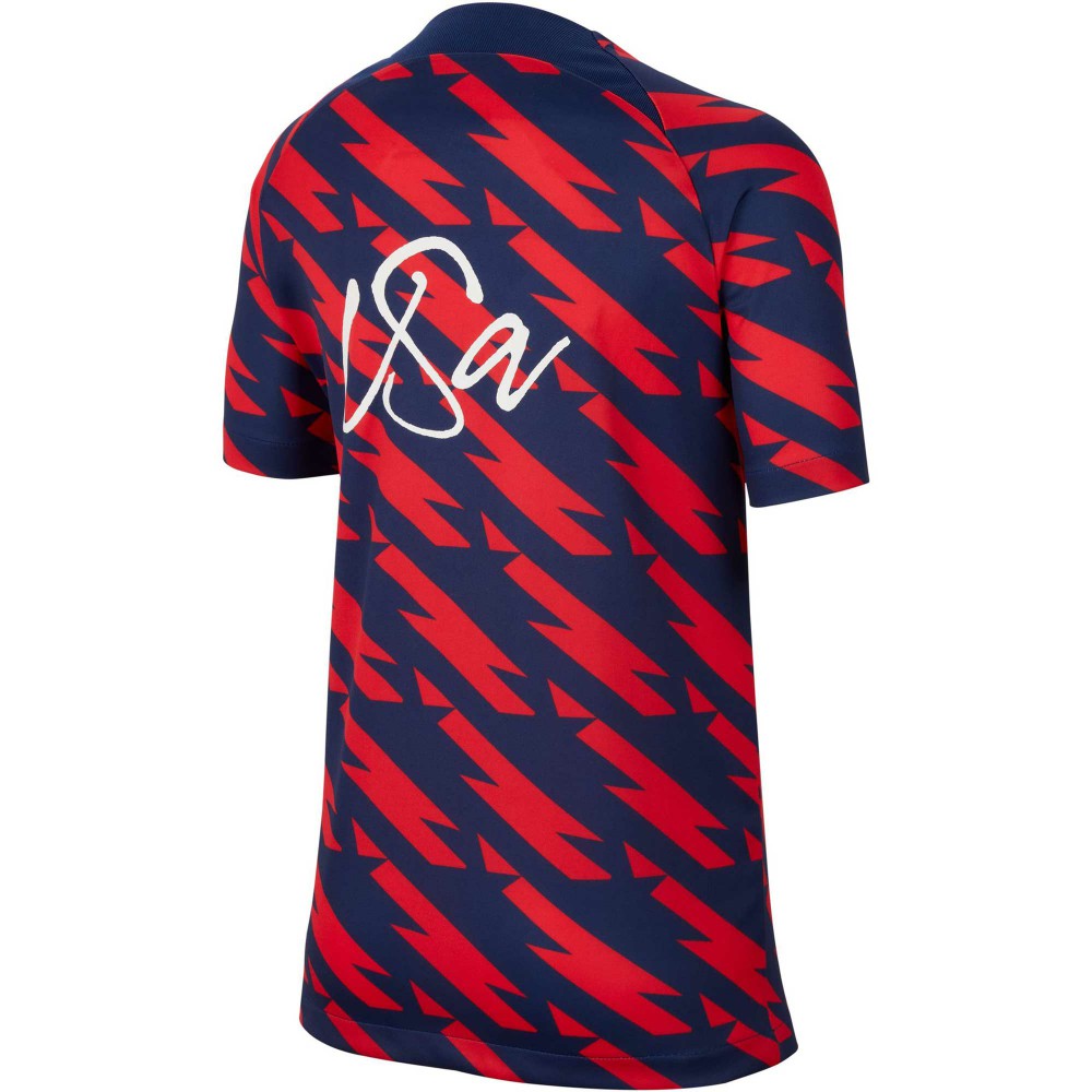 Nike USWNT Youth 2023/24 Academy Pro Performance Pre-Match Top - Red