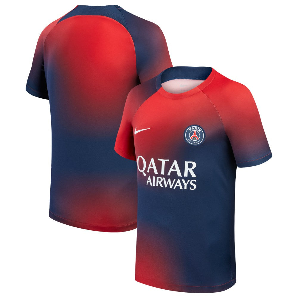 Nike Paris Saint-Germain Youth 2023/24 Pre-Match Performance Top - Navy