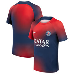 Nike Paris Saint-Germain Youth 2023/24 Pre-Match Performance Top - Navy