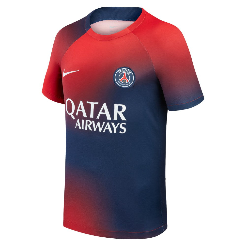 Nike Paris Saint-Germain Youth 2023/24 Pre-Match Performance Top - Navy