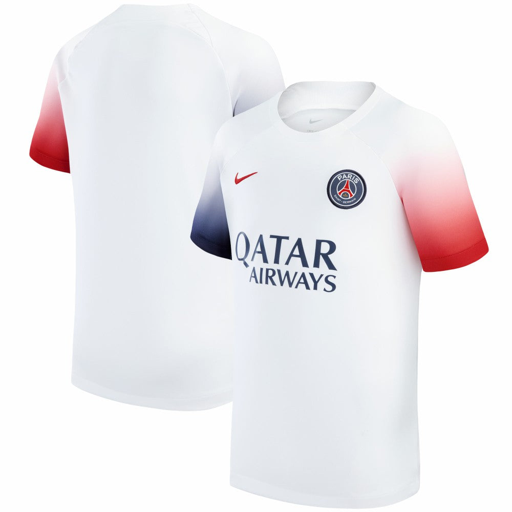 Nike Paris Saint-Germain Youth 2023/24 Academy Pro Performance Pre-Match Top - White