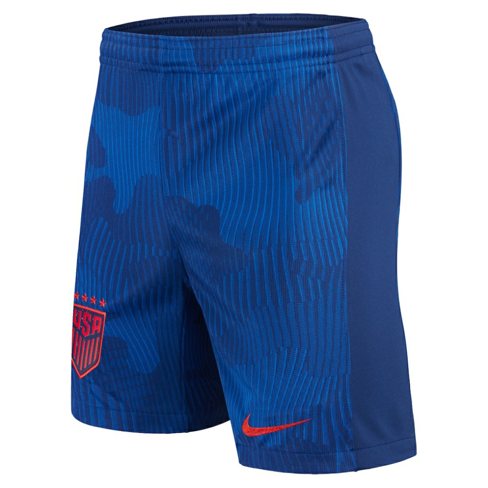 Nike USWNT Youth 2023/24 Away Stadium Performance Shorts - Royal