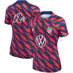 Nike USMNT Women's 2023 Strike Drill Pre-Match Top - Red