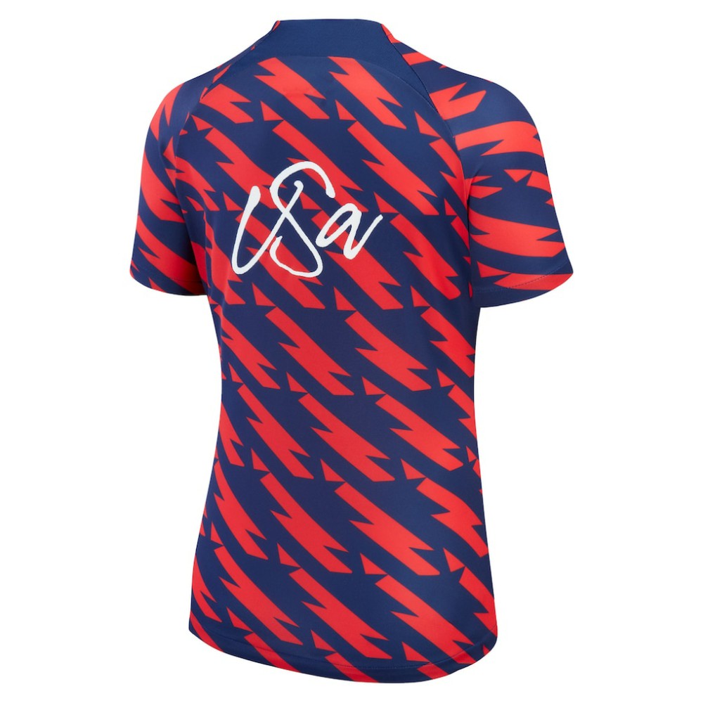 Nike USMNT Women's 2023 Strike Drill Pre-Match Top - Red