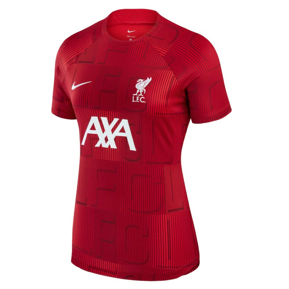 Nike Liverpool Women's 2023 Pre-Match Top - Red