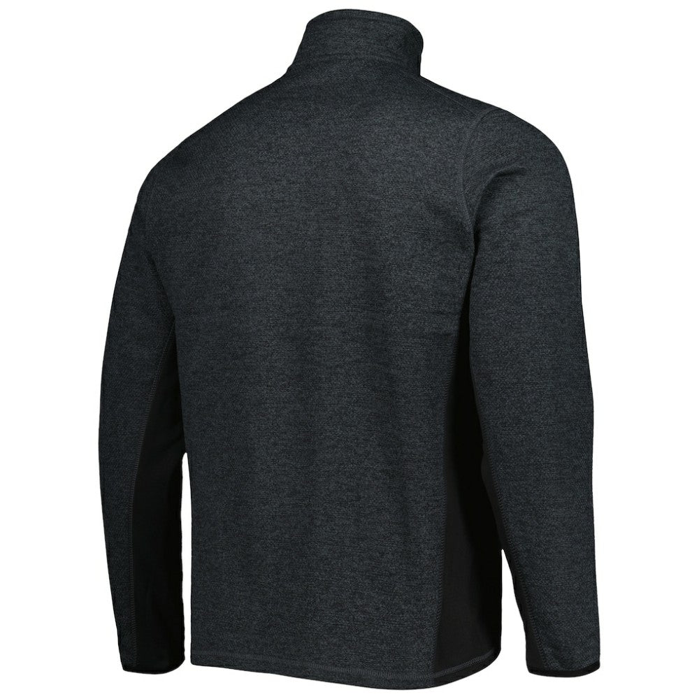 San Jose Sharks - Antigua Course Quarter-Zip Jacket Heathered Black