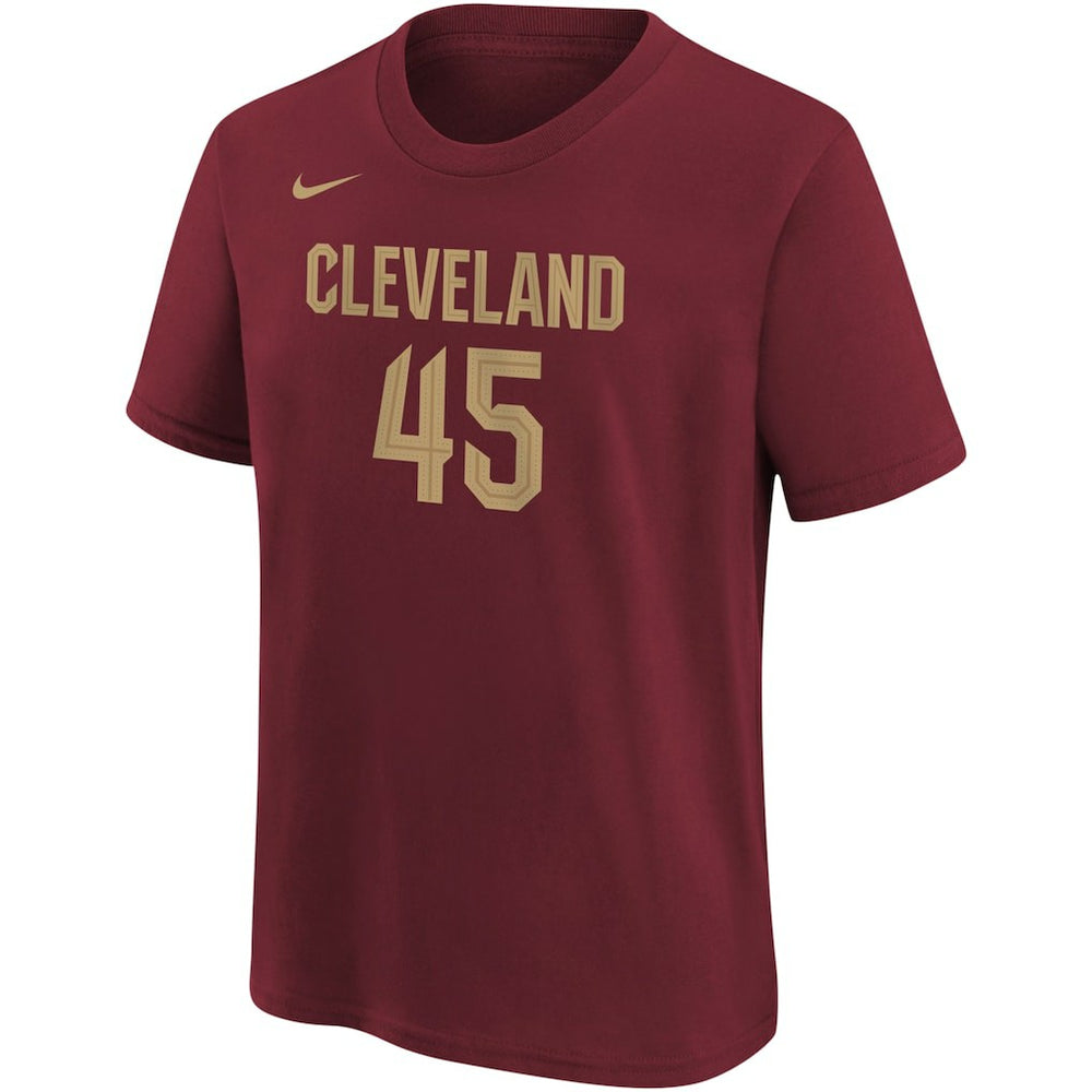 Nike - Donovan Mitchell Cleveland Cavaliers Youth Icon Edition Name & Number T-Shirt - Wine