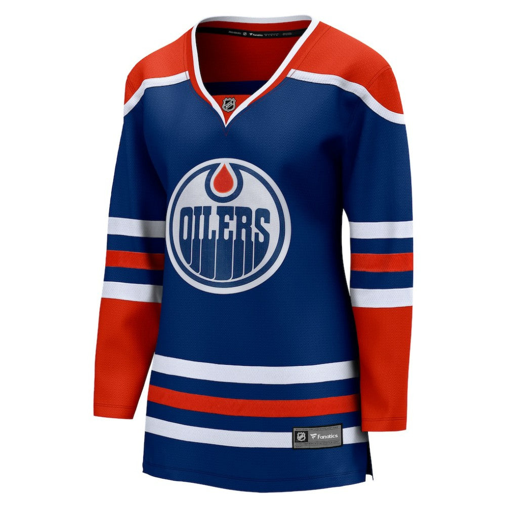 Edmonton Oilers Fanatics Women's Home Breakaway Blank Jersey - Royal | NHL Jerseys