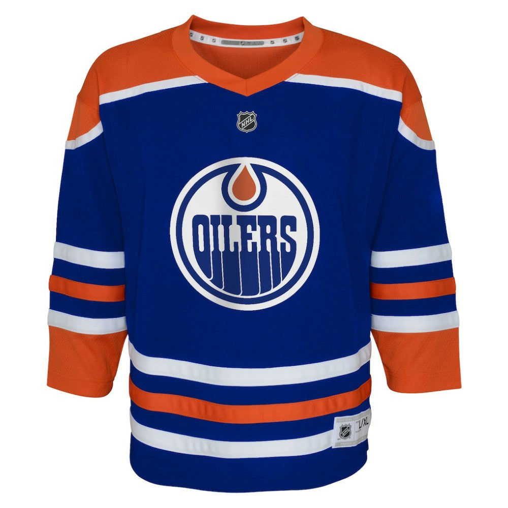 Edmonton Oilers Youth Home Replica Custom Jersey - Royal | NHL Jerseys