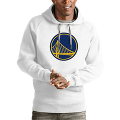 NBA - Golden State Warriors Antigua Team Logo Victory Pullover Hoodie - White