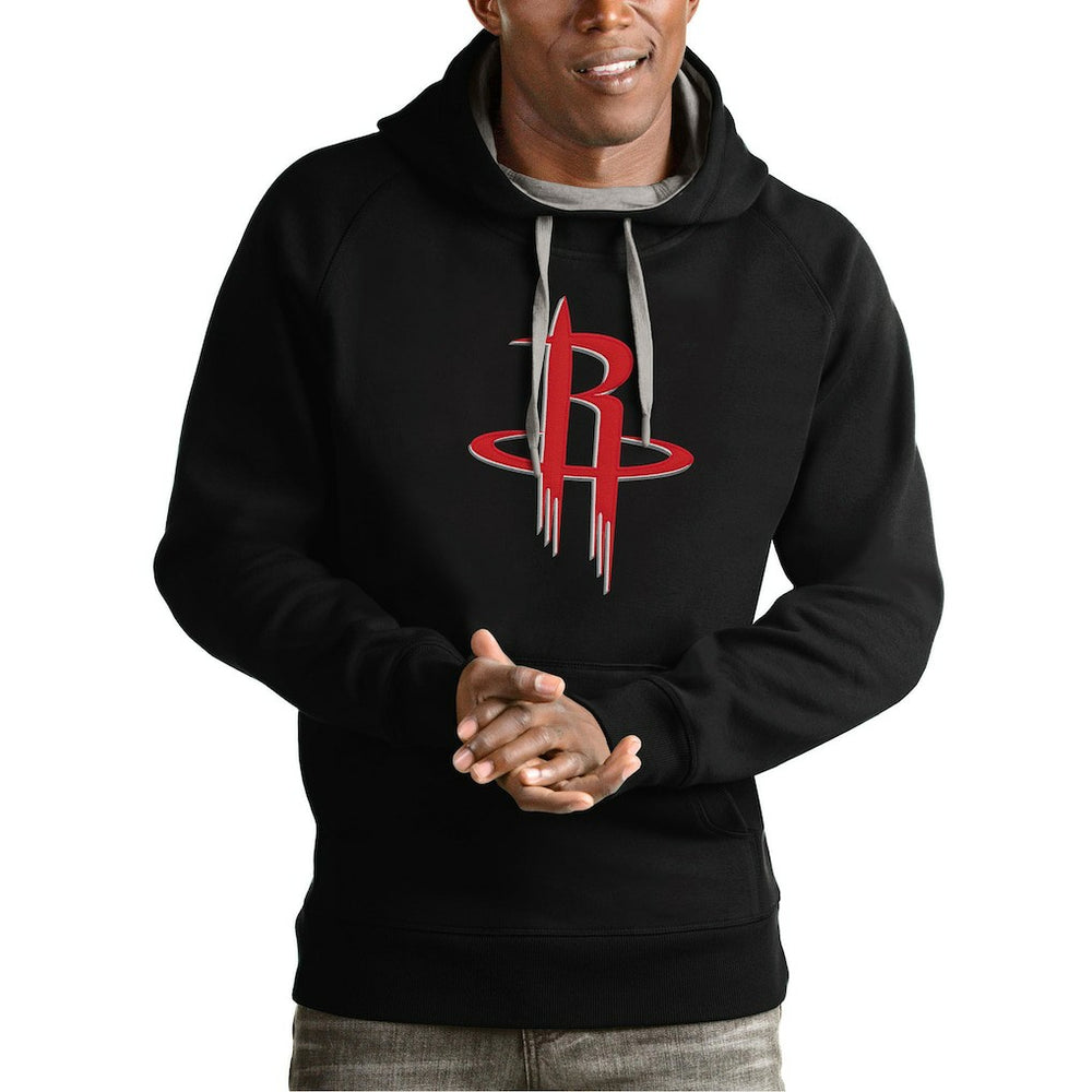 NBA - Houston Rockets Antigua Team Logo Victory Pullover Hoodie - Black