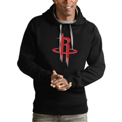NBA - Houston Rockets Antigua Team Logo Victory Pullover Hoodie - Black