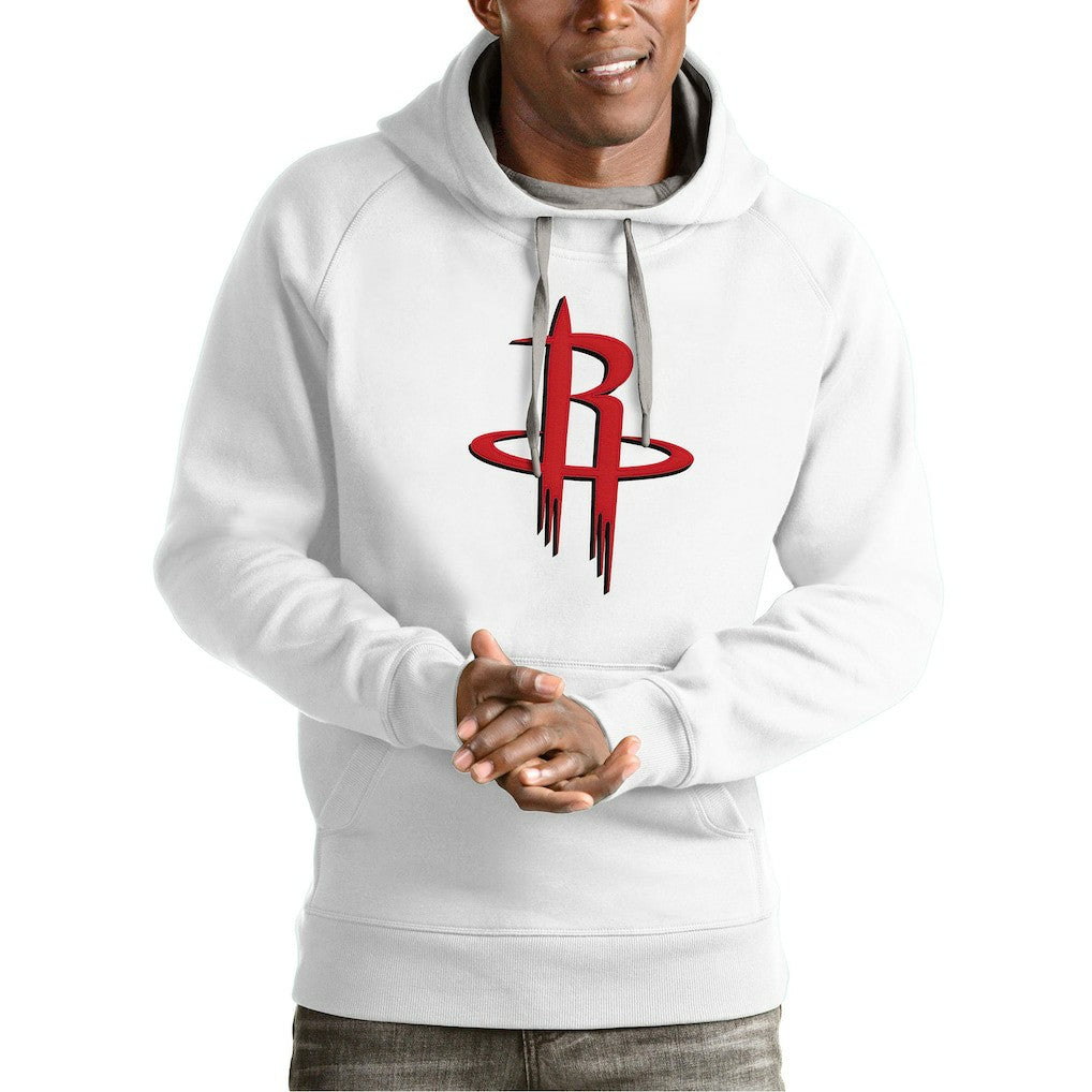 NBA - Houston Rockets Antigua Team Logo Victory Pullover Hoodie - White