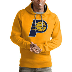 NBA - Indiana Pacers Antigua Team Logo Victory Pullover Hoodie - Gold