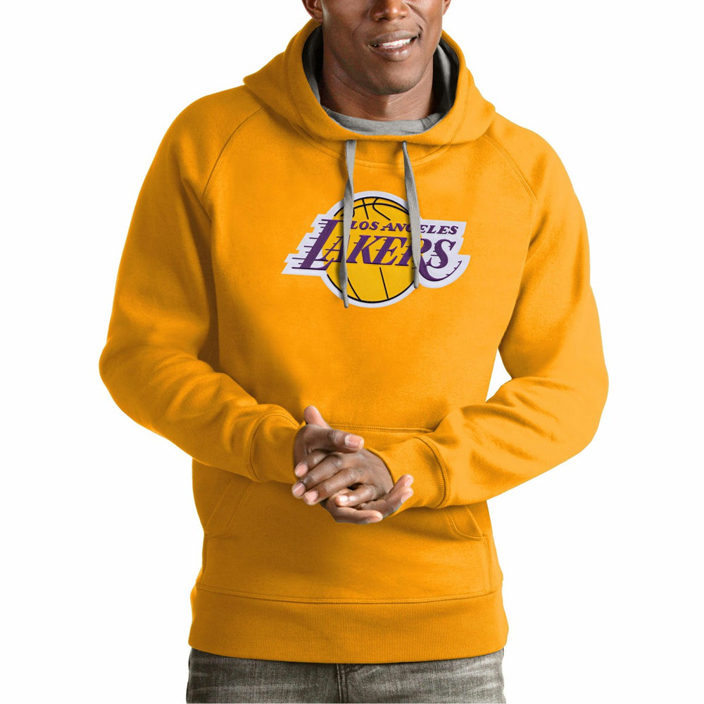 NBA - Los Angeles Lakers Antigua Team Logo Victory Pullover Hoodie - Gold