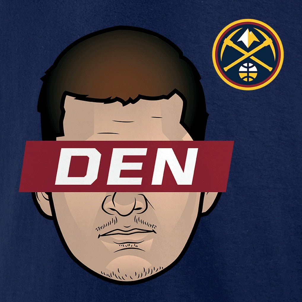 NBA - Nikola Jokic Denver Nuggets Know The Game T-Shirt - Navy
