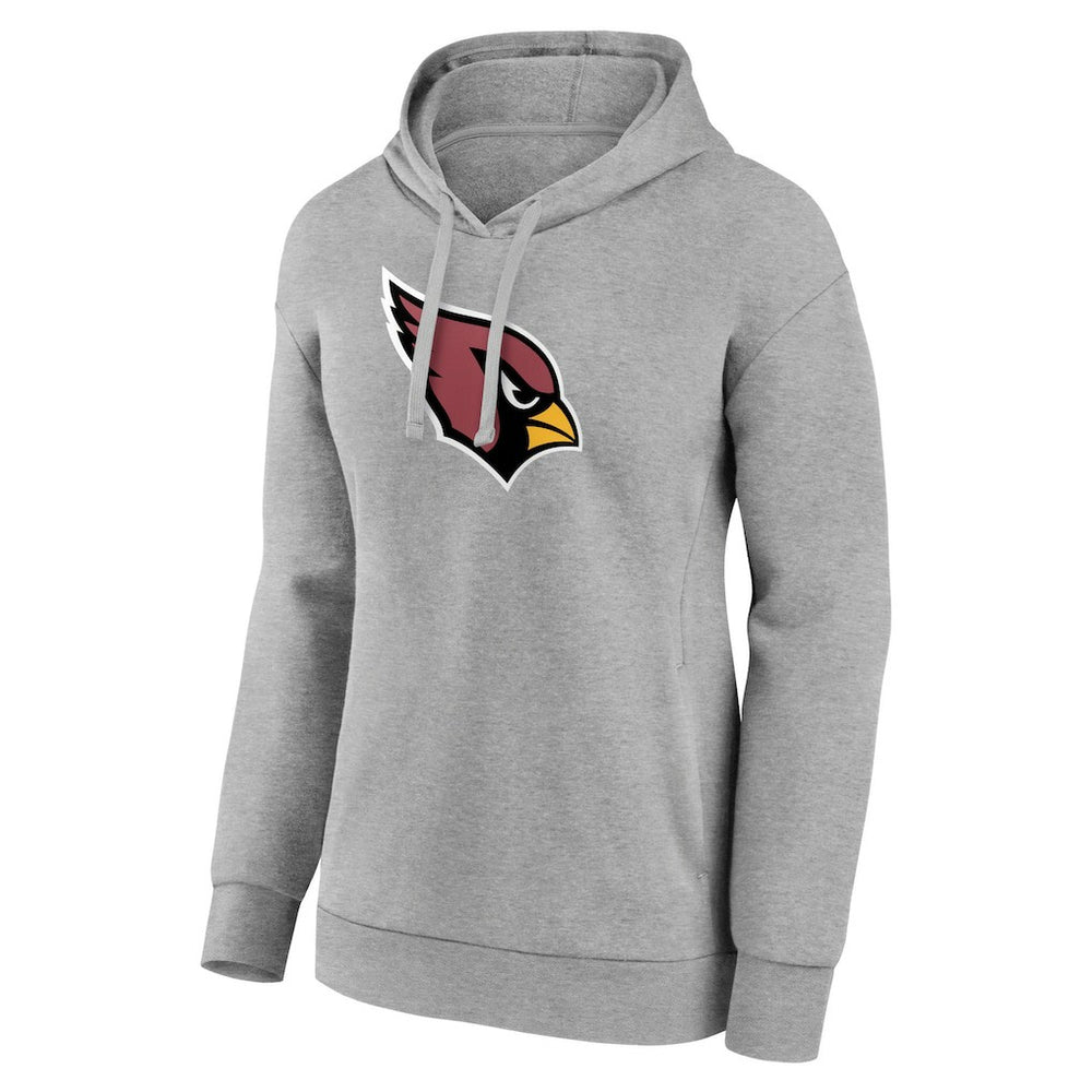 Arizona Cardinals Women's Primary Logo Pullover Hoodie Gray - NFL