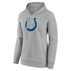 Indianapolis Colts Women's Primary Logo Pullover Hoodie Gray - NFL