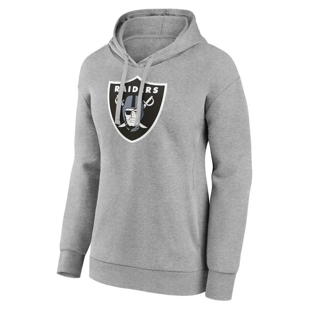 Las Vegas Raiders Women's Primary Logo Pullover Hoodie Gray - NFL
