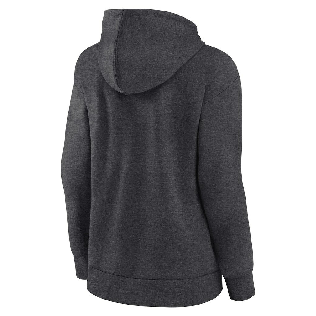 San Francisco 49ers Women's Primary Logo Pullover Hoodie Charcoal - NFL