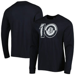 47 brand - Brooklyn Nets '47 10th Anniversary Super Rival Long Sleeve T-Shirt - Black