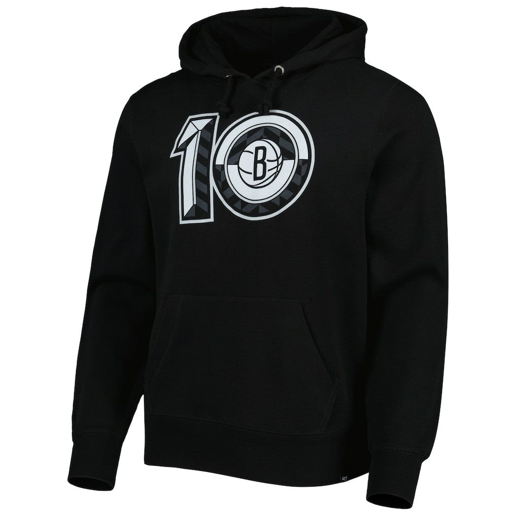 47 brand - Brooklyn Nets '47 10th Anniversary Headline Pullover Hoodie - Black