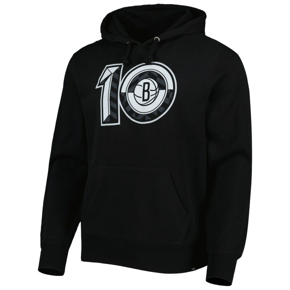 47 brand - Brooklyn Nets '47 10th Anniversary Headline Pullover Hoodie - Black