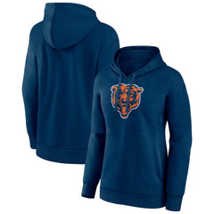 Chicago Bears Women's Primary Logo Pullover Hoodie Navy - NFL