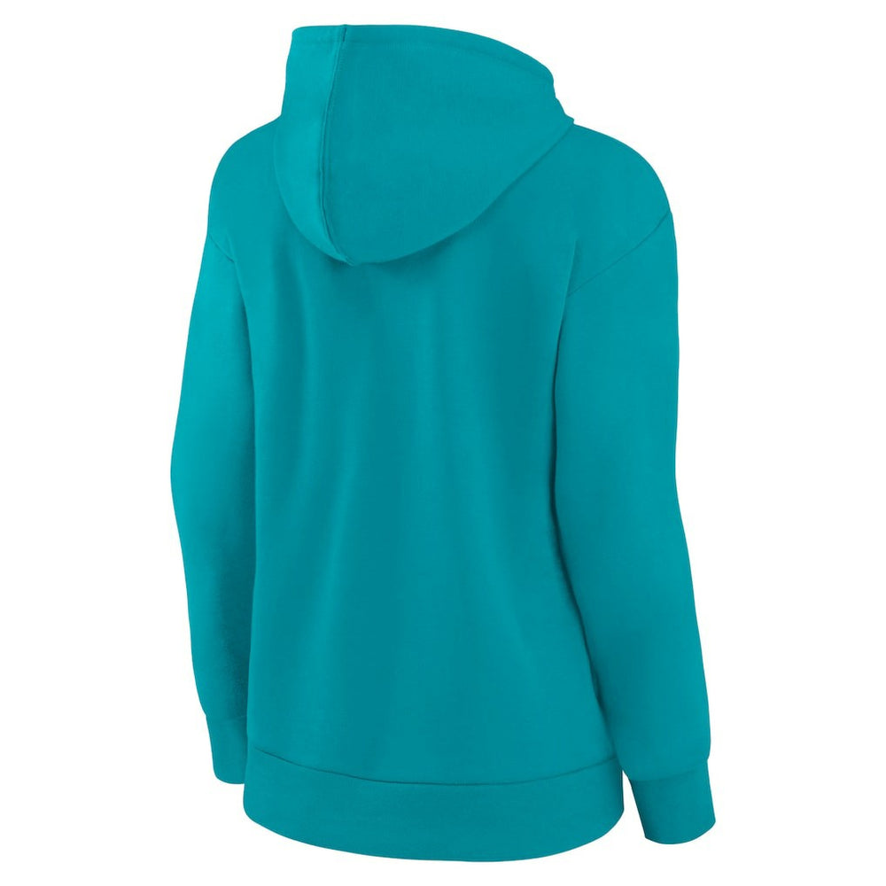 Miami Dolphins Women's Primary Logo Pullover Hoodie Aqua - NFL