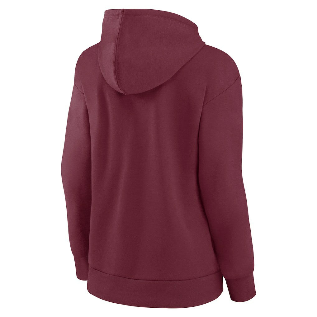 Washington Commanders Women's Primary Logo Pullover Hoodie Burgundy - NFL