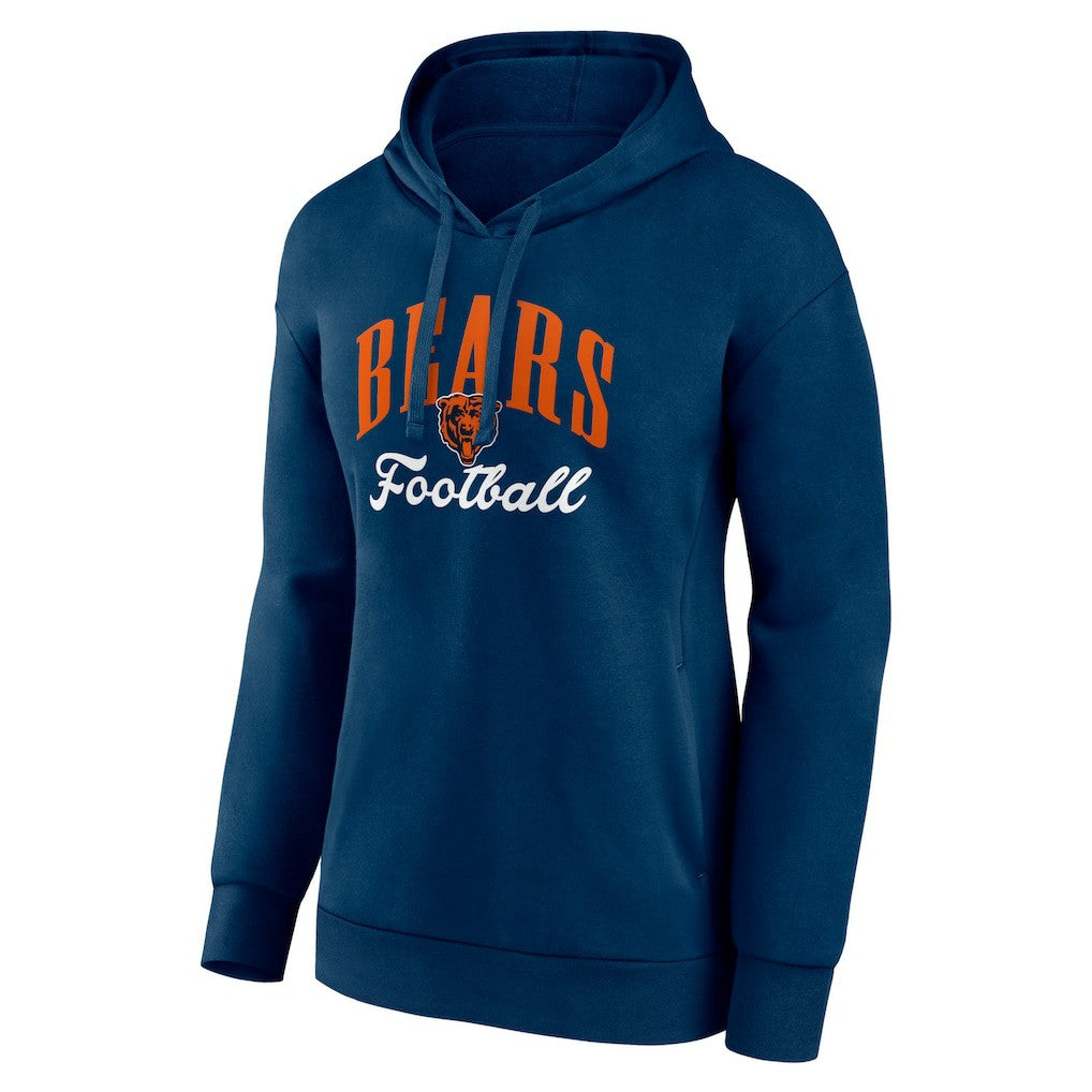 Chicago Bears Women's Victory Script Pullover Hoodie Navy - NFL