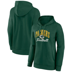 Green Bay Packers Women's Victory Script Pullover Hoodie Green - NFL