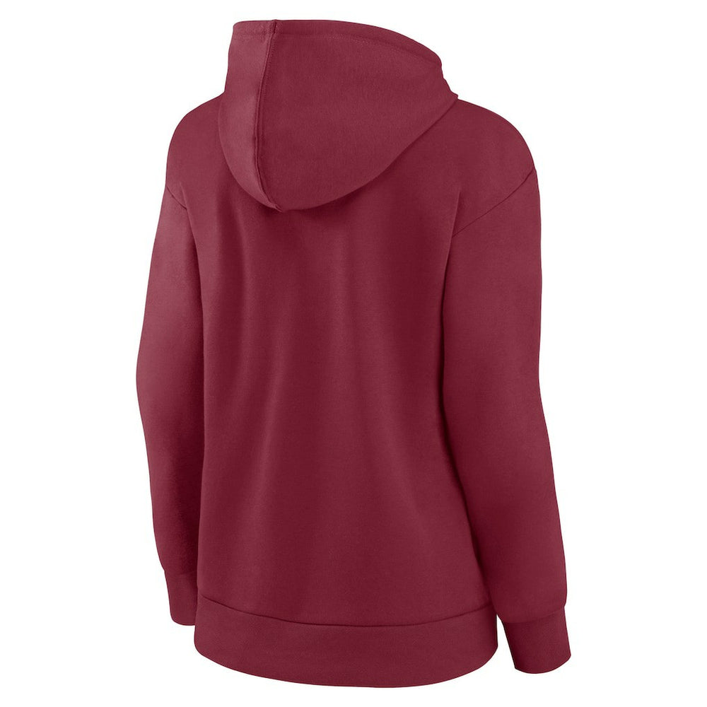 Washington Commanders Women's Victory Script Pullover Hoodie Burgundy - NFL