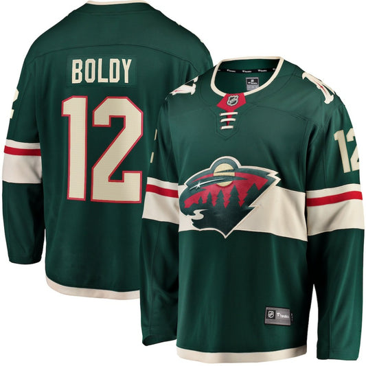 Matthew Boldy Minnesota Wild Fanatics Home Breakaway Player Jersey - Green | NHL Jerseys