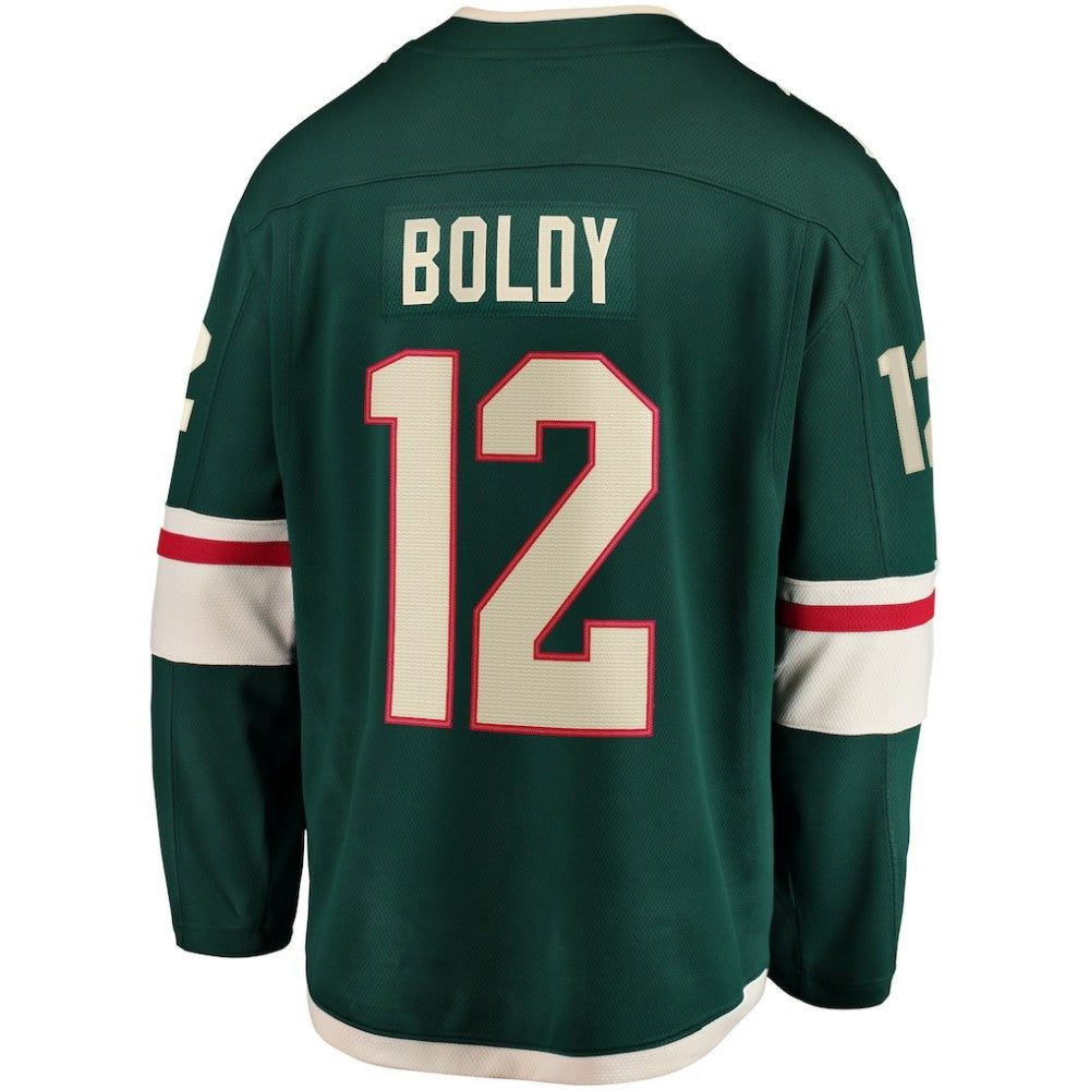 Matthew Boldy Minnesota Wild Fanatics Home Breakaway Player Jersey - Green | NHL Jerseys
