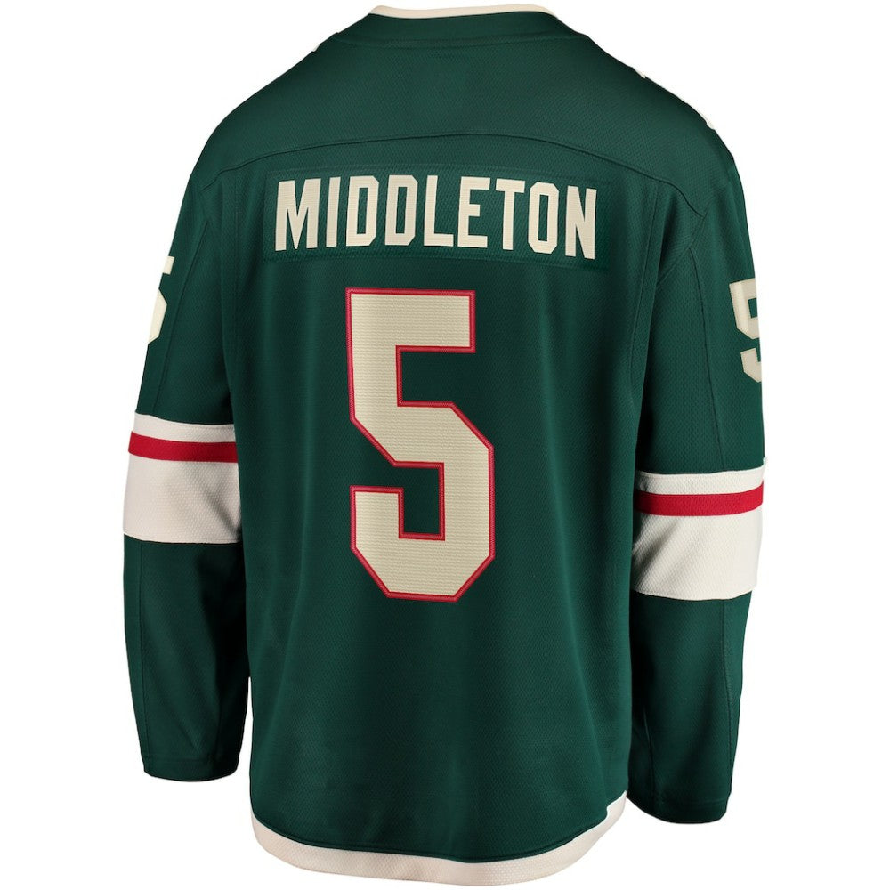 Jake Middleton Minnesota Wild - Fanatics Home Breakaway Player Jersey Green