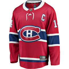 Nick Suzuki Montreal Canadiens - Fanatics Home Captain Patch Breakaway Player Jersey Red