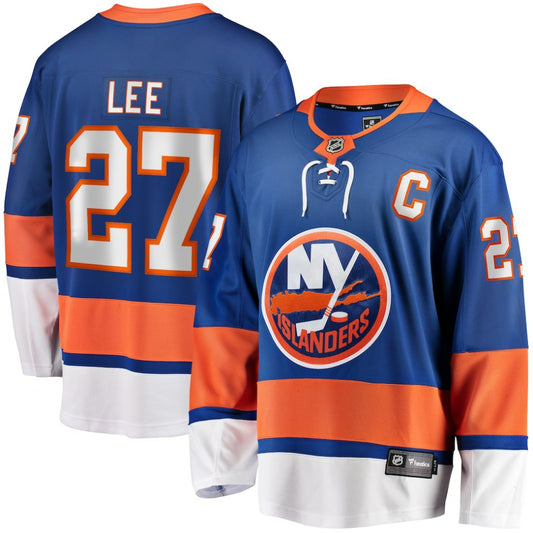 Anders Lee New York Islanders Fanatics Home Captain Patch Breakaway Player Jersey - Royal | NHL Jerseys