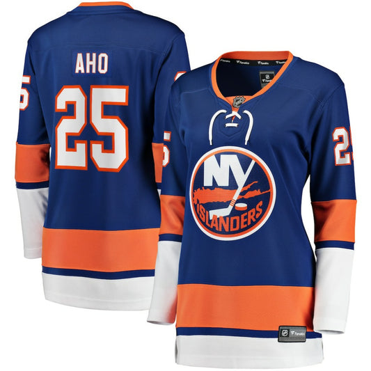 Sebastian Aho New York Islanders Fanatics Women's Home Breakaway Player Jersey - Royal | NHL Jerseys