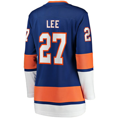 Anders Lee New York Islanders Fanatics Women's Home Captain Patch Breakaway Player Jersey - Royal | NHL Jerseys