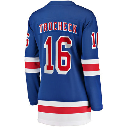 Vincent Trocheck New York Rangers Fanatics Women's Home Breakaway Player Jersey - Blue | NHL Jerseys