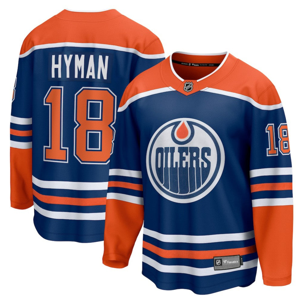 Zach Hyman Edmonton Oilers - Fanatics Home Breakaway Player Jersey Royal