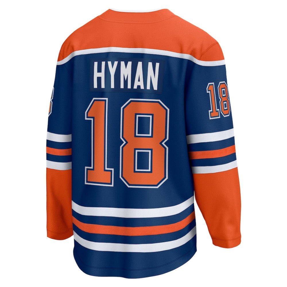 Zach Hyman Edmonton Oilers - Fanatics Home Breakaway Player Jersey Royal