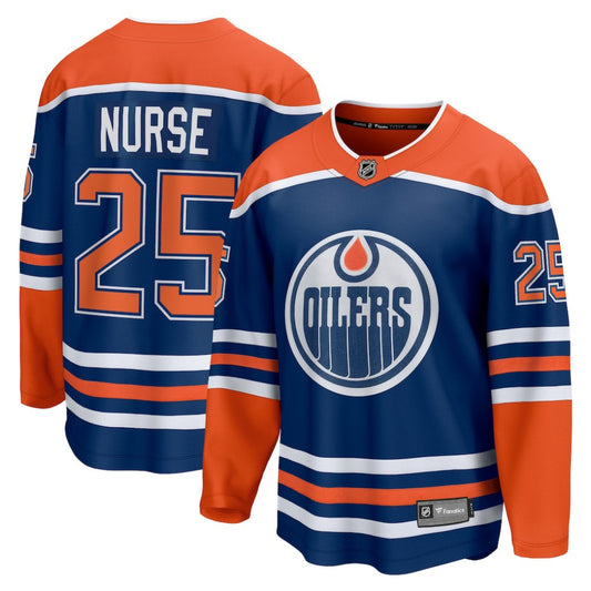 Darnell Nurse Edmonton Oilers Fanatics Home Breakaway Player Jersey - Royal | NHL Jerseys