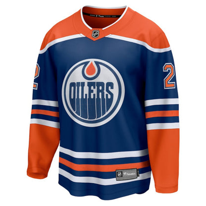 Evan Bouchard Edmonton Oilers Fanatics Home Breakaway Player Jersey - Royal | NHL Jerseys
