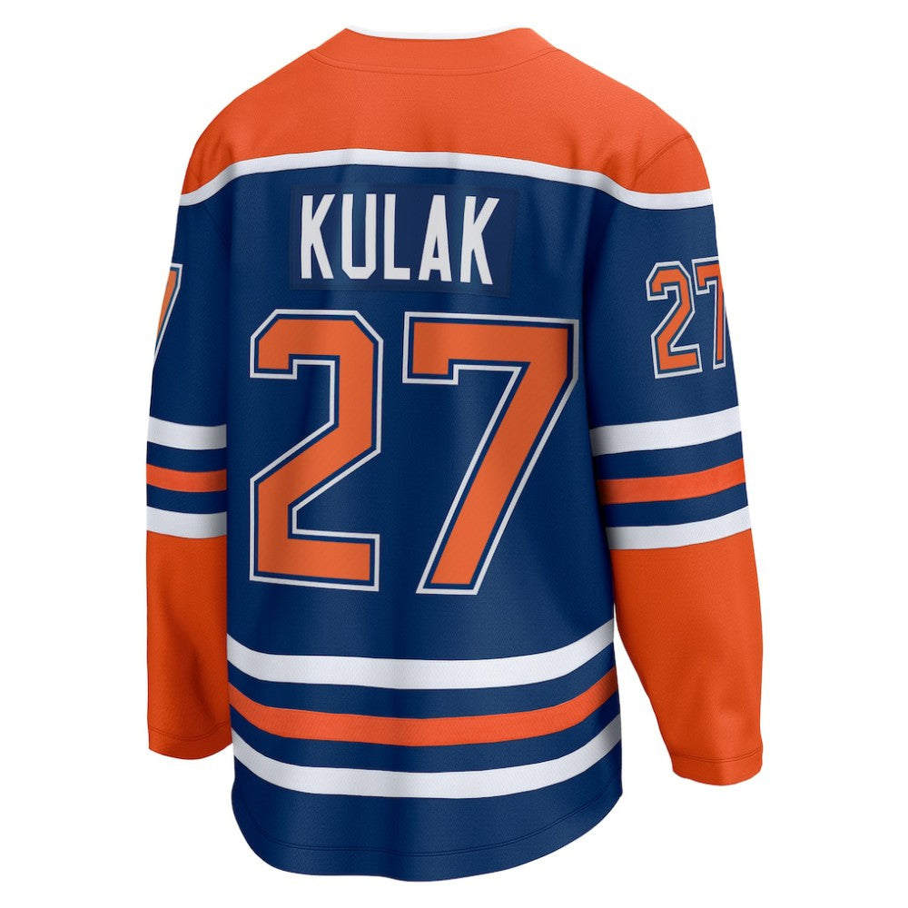 Brett Kulak Edmonton Oilers Fanatics Home Breakaway Player Jersey - Royal | NHL Jerseys