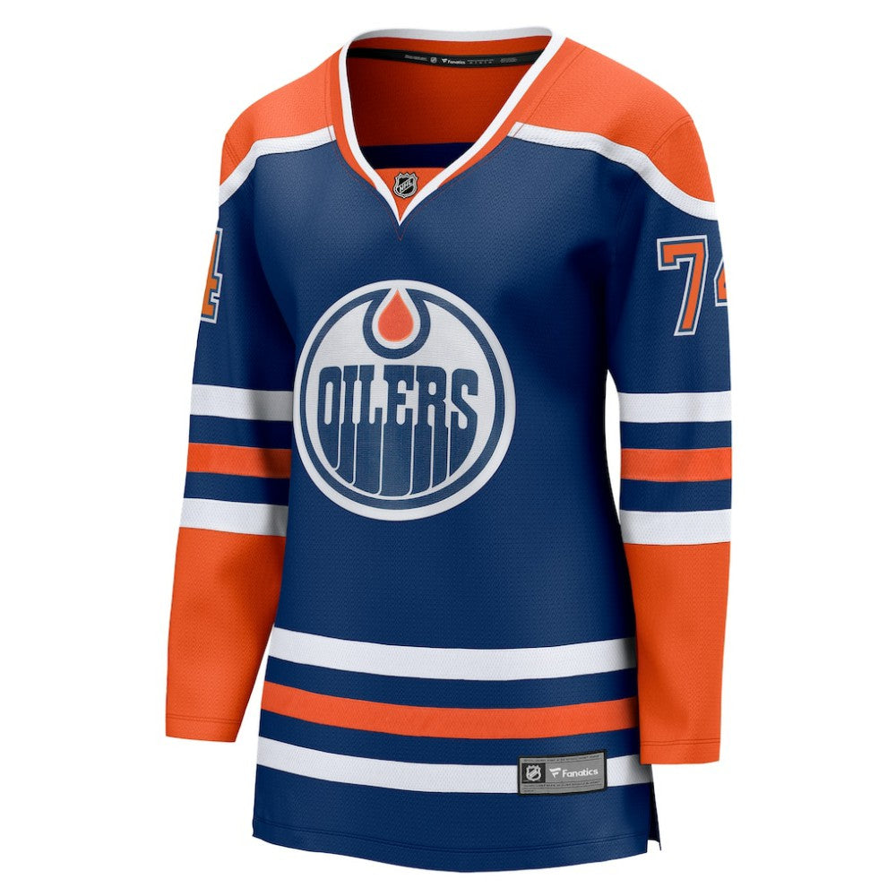 Stuart Skinner Edmonton Oilers - Fanatics Women's Home Breakaway Player Jersey Royal